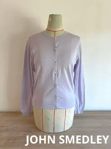 존스메들리/상의/가디건/니트/S/코튼/라이트퍼플