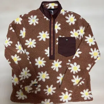 AIRBLASTER LANDFORM 꽃무늬 보아 플리스 M