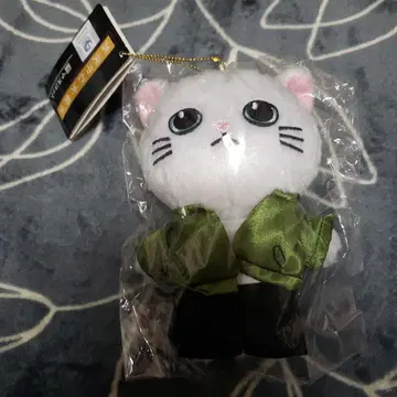 고양이 봉제 인형 키링 심야의 소녀 전쟁