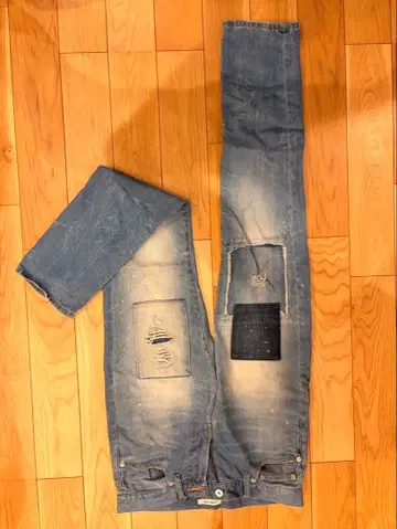 GLOBAL WORK 라이트 블루 데님 S 사이즈