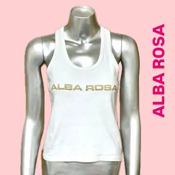 ALBA ROSA 화이트 탱크탑
