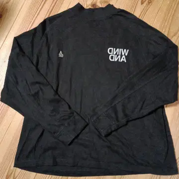 블랙 긴팔 트레이닝복 WIND AND SEA