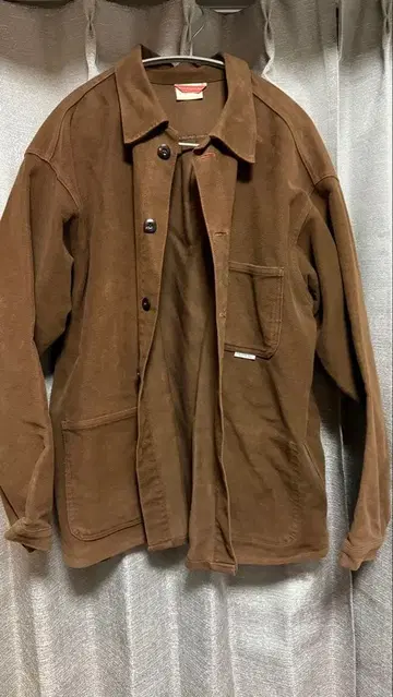 브라운 플리스풍 자켓