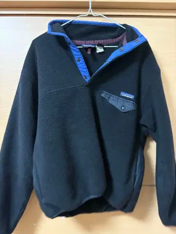 Patagonia 90s 플리스 스냅T 블랙/파랑