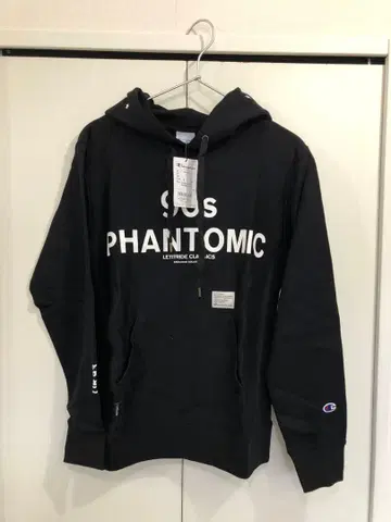 Let it Lide Champion 콜라보 블랙 후드티 L 사이즈