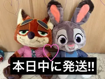 즉시 발송 닉 와일드와 주디 홉스 봉제 인형 페어