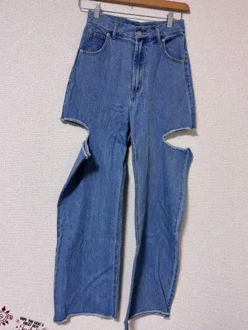 후스후치코 데님 팬츠