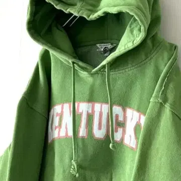 켄터키 KENTUCKY 맨투맨 후드티 L 라이트 그린 구제 의류