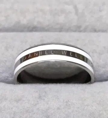 다니엘 웰링턴 화이트 실버 Emalie 반지 17호 C2556