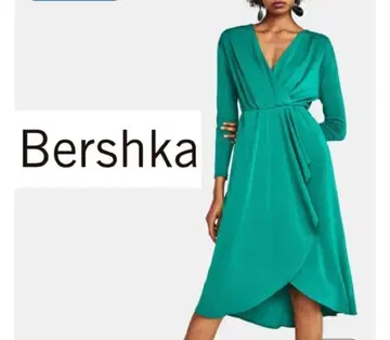 [ 고품질 ] Bershka 버쉬카 그린 드레스 원피스 XS