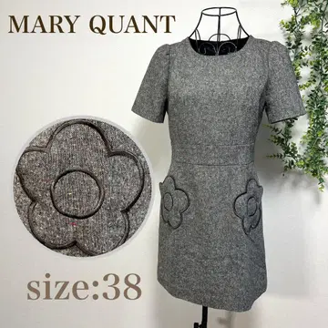 MARY QUANT 마리콴트 데이지 플라워 트위드 원피스