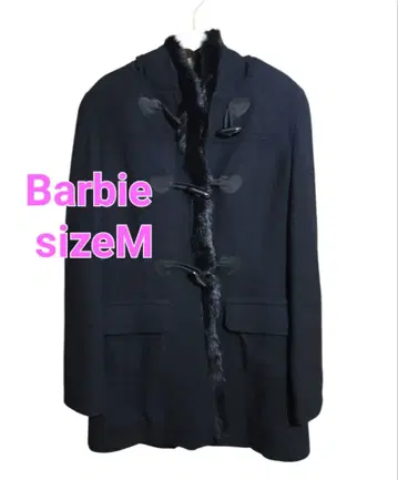 바비 더플 코트 사이즈 M 블랙