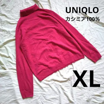 [ UNIQLO ] 유니클로 캐시미어 100% 터틀넥 니트 스웨터 XL