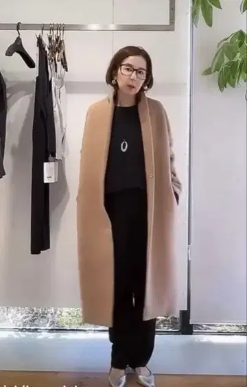 [ 미사용 새상품 ] 이시카와 라보 카멜 롱 코트