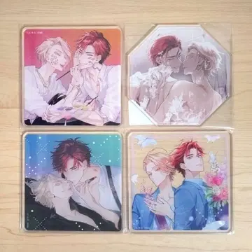 세라피 게임 3~6권 코미코미 스튜디오 아크릴 코스터 세트