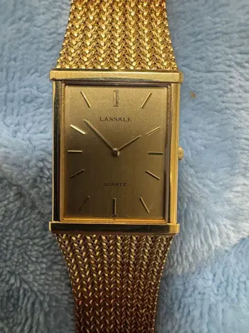 LASSALE 쿼츠 손목시계 골드