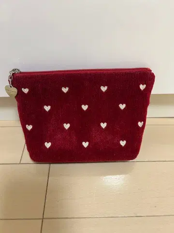 페이/LOVERARY/하트 무늬 /파우치/레드/인기 상품/즉시 완판