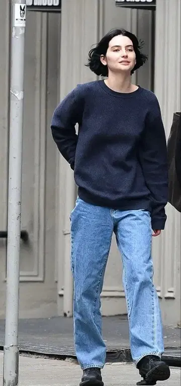 90sGAP 다크 그레이 니트 스웨터