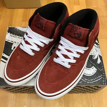 하자품 25.0cm VANS HALF CAB 브릭 반스 하프캡