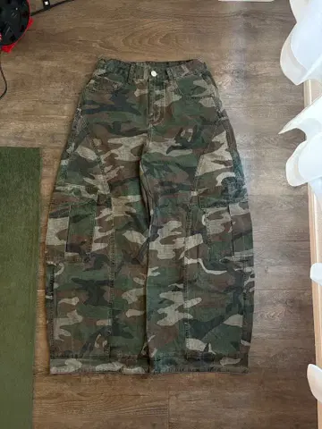 지저인-워시드 벌룬 카모플라쥬 치노 L2096