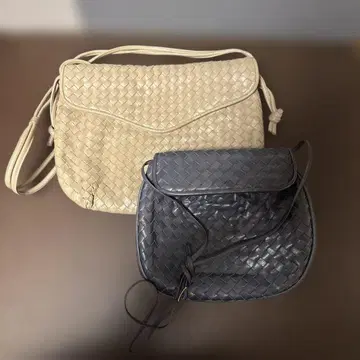 모리스 모스코위츠 꼬임 디자인 가죽 숄더백 2종 세트