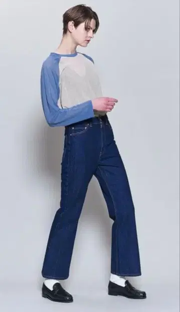 6(ROKU) COTTON NYLON FOOT BALL T-SHIRT/