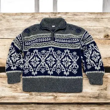 caravan 에콰도르 니트 스웨터 handmade 풀오버