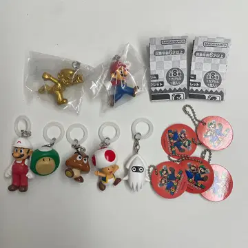 마리오 아크릴 키링 6개 세트