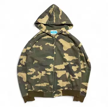 [ 레어 ] SWAGGER 카모플라쥬 후드 맨투맨 M 우라하라