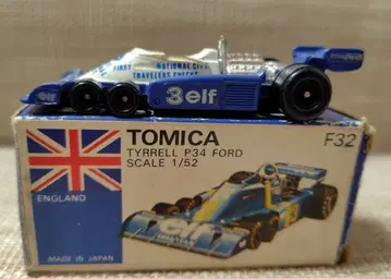 토미카 파랑 상자 F32 타이렐 P34 포드 일본제 당시물
