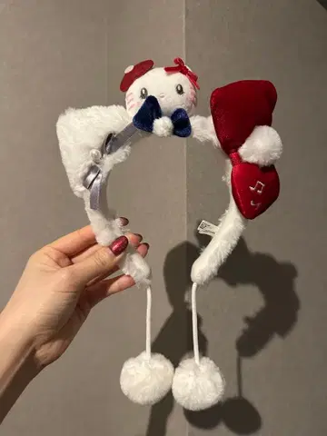 [1회 착용] USJ 키티 머리띠