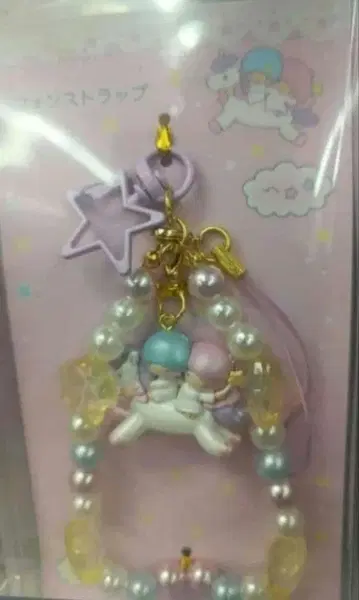 리틀트윈스타 폰 스트랩 유니콘 산리오