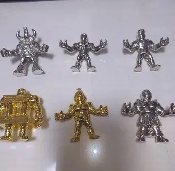 근육맨 지우개 다이캐스트 6체 세트