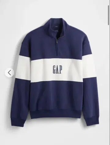 GAP 로고 하프 지퍼 풀오버