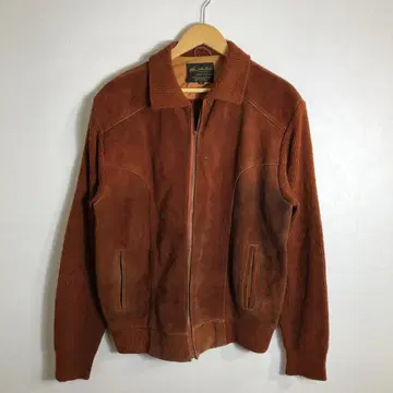 라이트 브라운의 스플릿 카우하이드 남성용 XL 사이즈