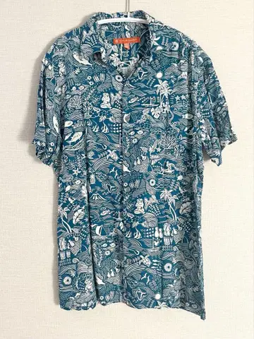 아우라니 한정판 ToriRichard 알로하 셔츠 XS