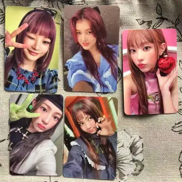 NewJeans OMG Ditto 한정판 사전 채널 트레이딩 카드 5장