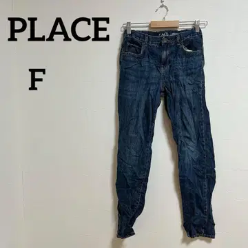 새상품급 레어 PLACE [ F ] 스트레이트 데님 인디고 빈티지