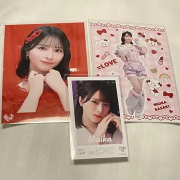 사사키 마이카 묶음 판매 브로마이드 미니 사진 이코럽