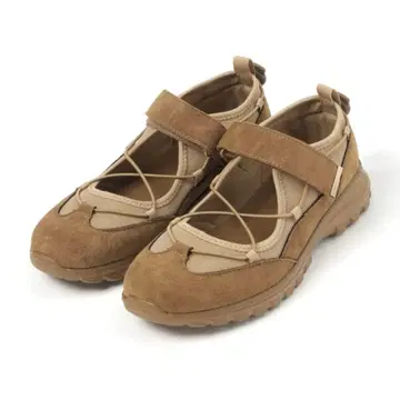 GLOBAL WORK 스트랩 스니커즈 베이지