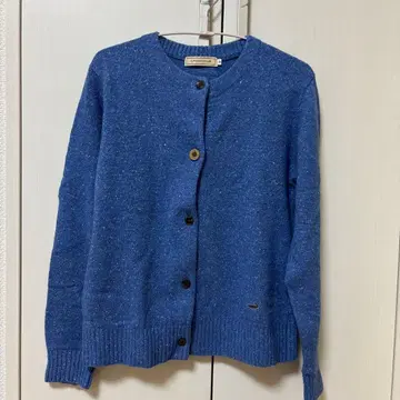 새상품급 CROCODILE 파랑 니트 가디건 M