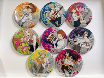 디지몬 tri 도데카 캔뱃지 8개 세트