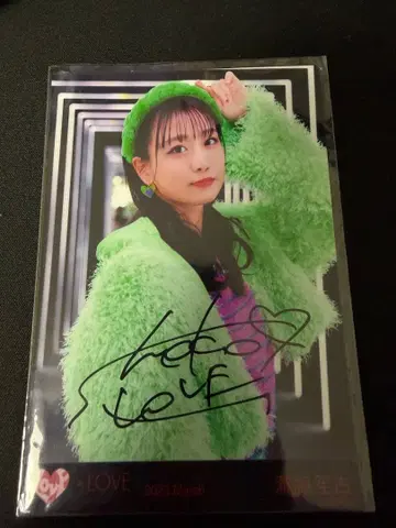 =LOVE 타키와키 쇼 친필 사인 브로마이드