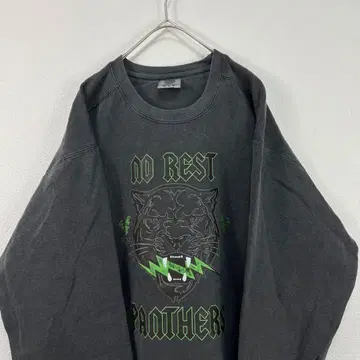 comfort colors 팬서 맨투맨 그레이