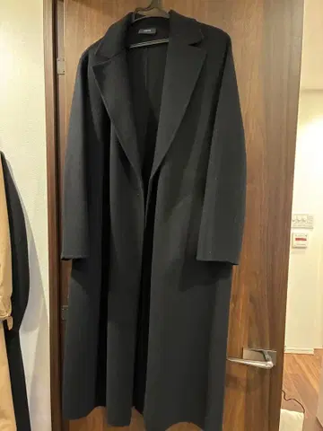 JOSEPH 블랙 롱 코트 벨트 포함