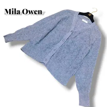 미라 오웬 울 니트 가디건 F 그레이 가을/겨울 Mila Owen