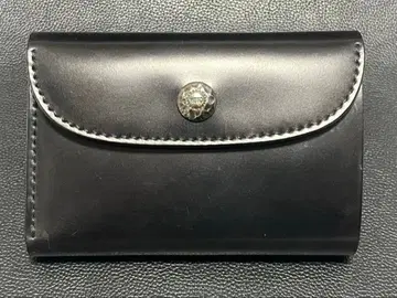 MOTO 미들 지갑 이탈리안 코도반 ROCADO사 블랙 컬러