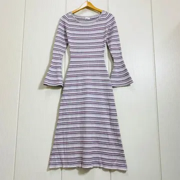 새상품급 Darich 다리치 멀티 보더 니트 원피스