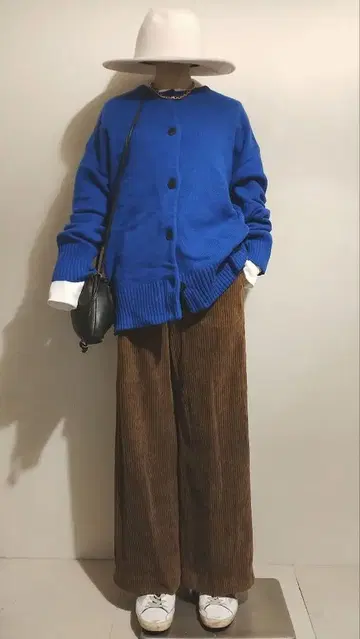 C6810 2way 니트 x 팬츠 코디