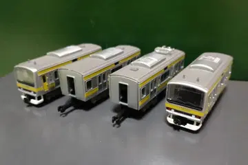 JR E231계 주오 소부선 CLANNAD 랩핑 기차